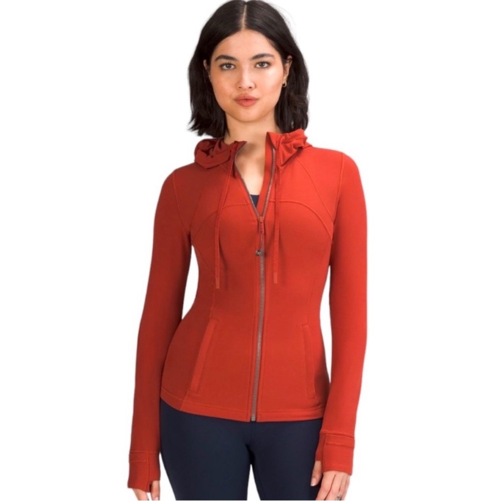 Lululemon Hooded Define Jacket Nulu Color: Cayenne Size 8